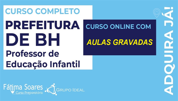 CÓD 636 - PRÉ EDITAL PBH  - EDUCAÇÃO INFANTIL